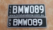 BMW Personalised Number Plates - Queensland